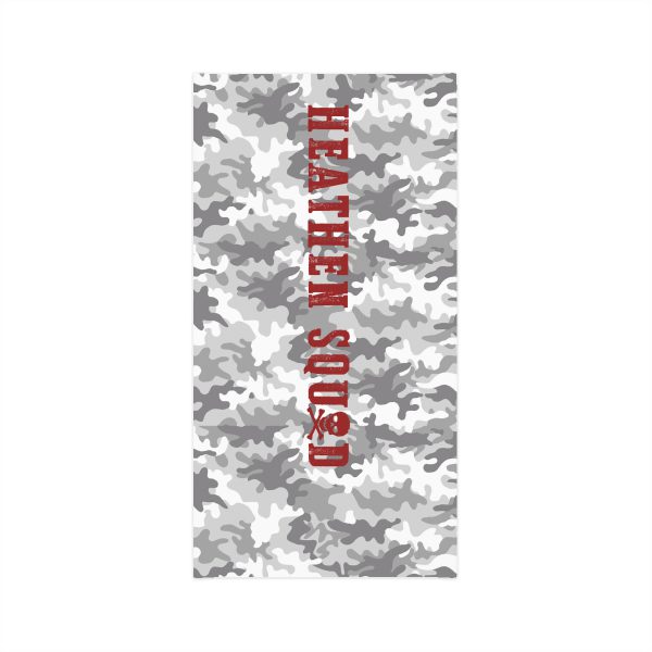 HS Snow Camo Neck Gaiter Heathen Squad