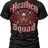 Live Free skull graphic T-shirt back mockup by Heathen Squad