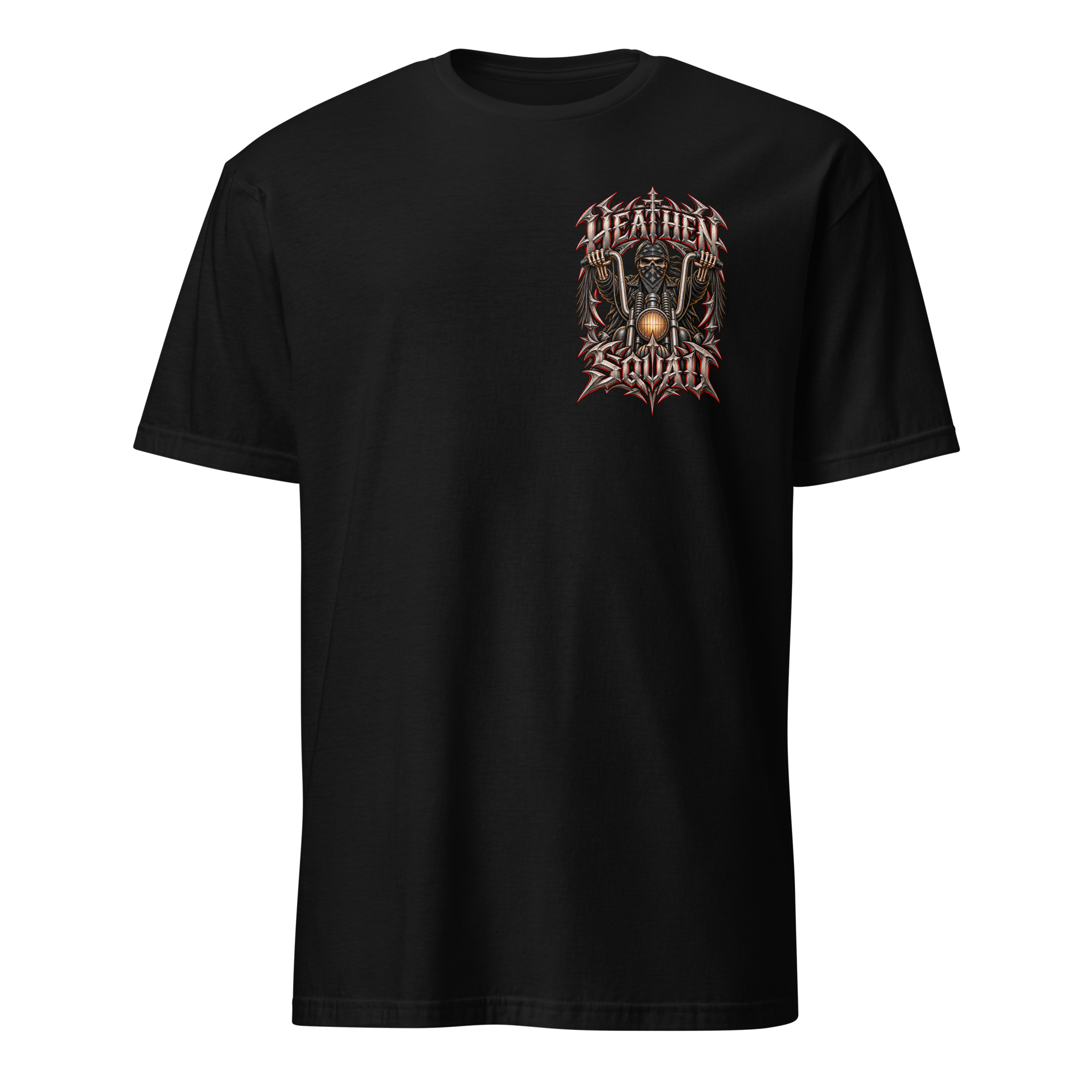 Ghost Biker Motorcycle Graphic T-Shirt - Image 2