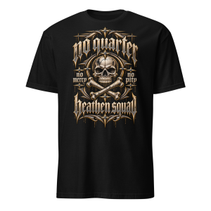 No Quarter Skull Graphic T-Shirt - Image 2
