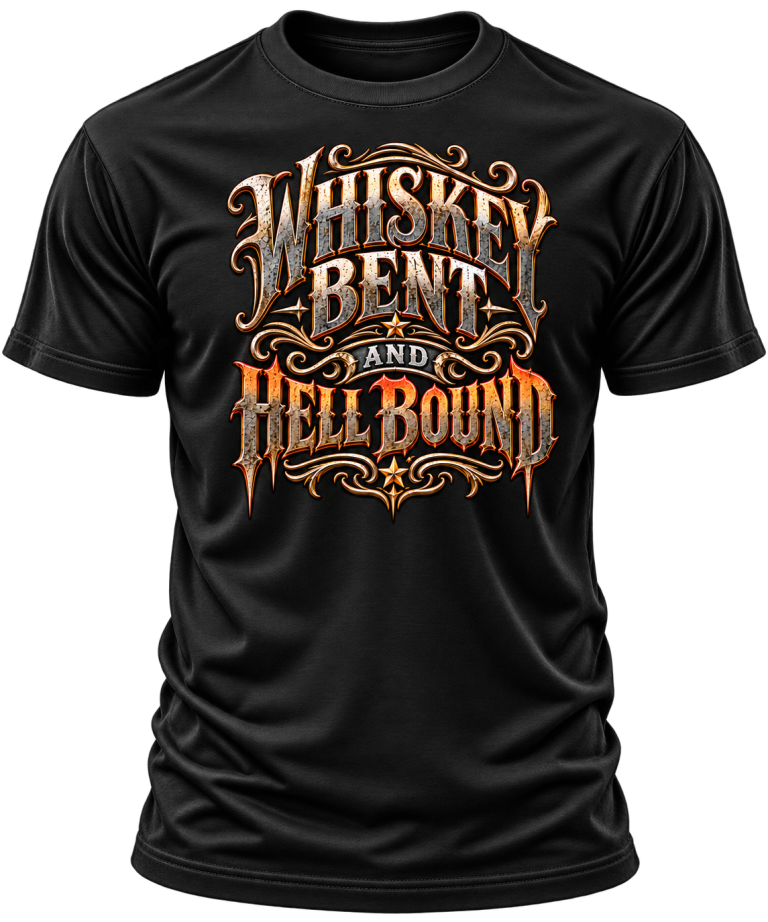 Whiskey Bent and Hell Bound T-Shirt