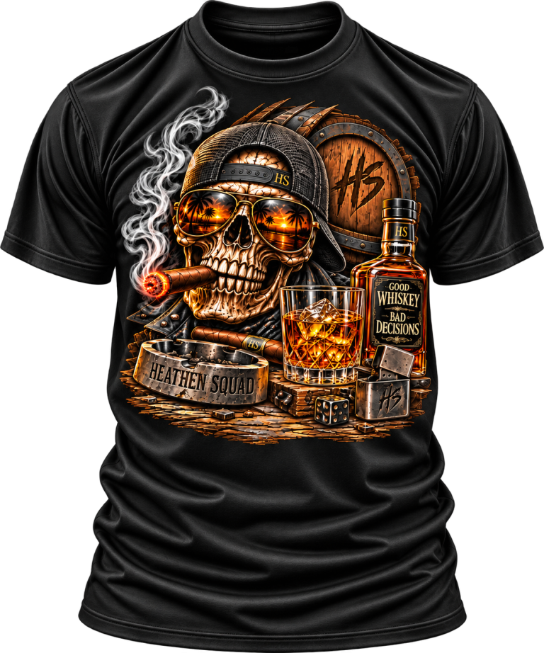 Good Whiskey, Bad Decisions Graphic T-Shirt